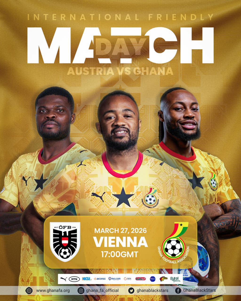 Black Stars robbed in Austria: $2,250 and Rolex watches stolen as police investigate